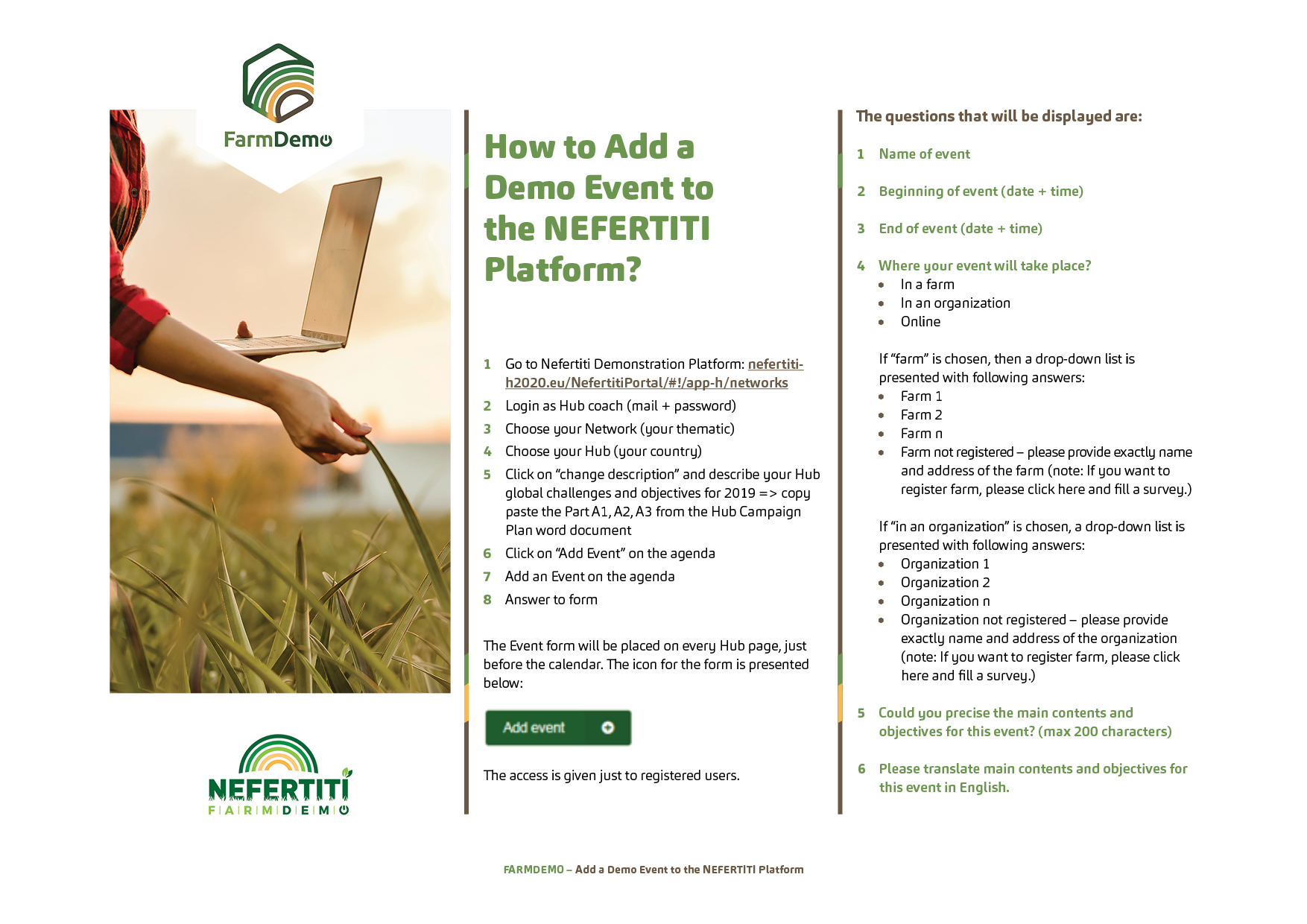 07_How to announce your demo event on the NEFERTITI platform_EN